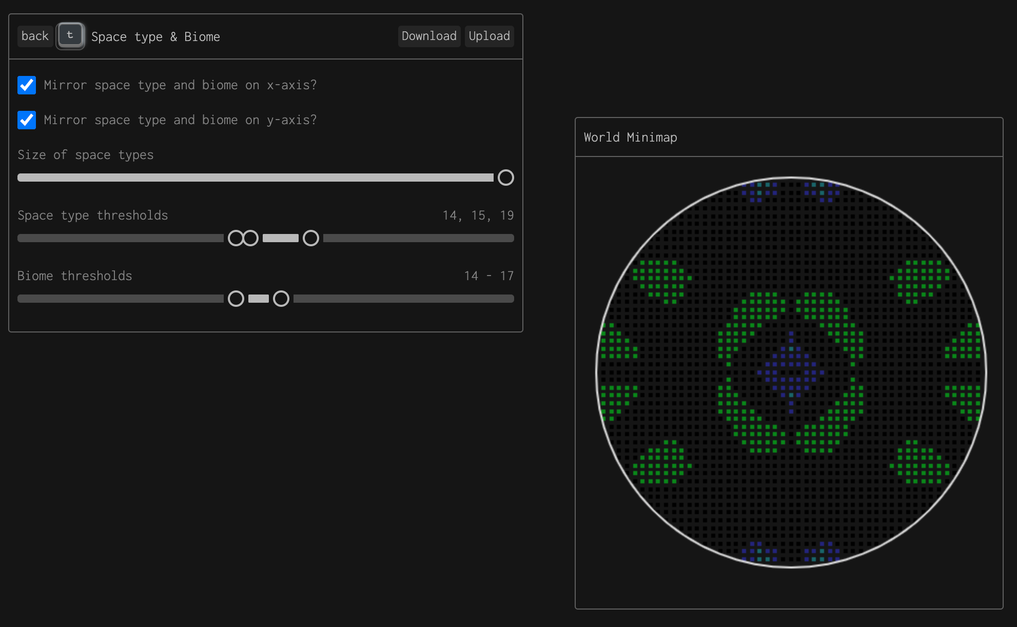 Lobbies mirrored space type example