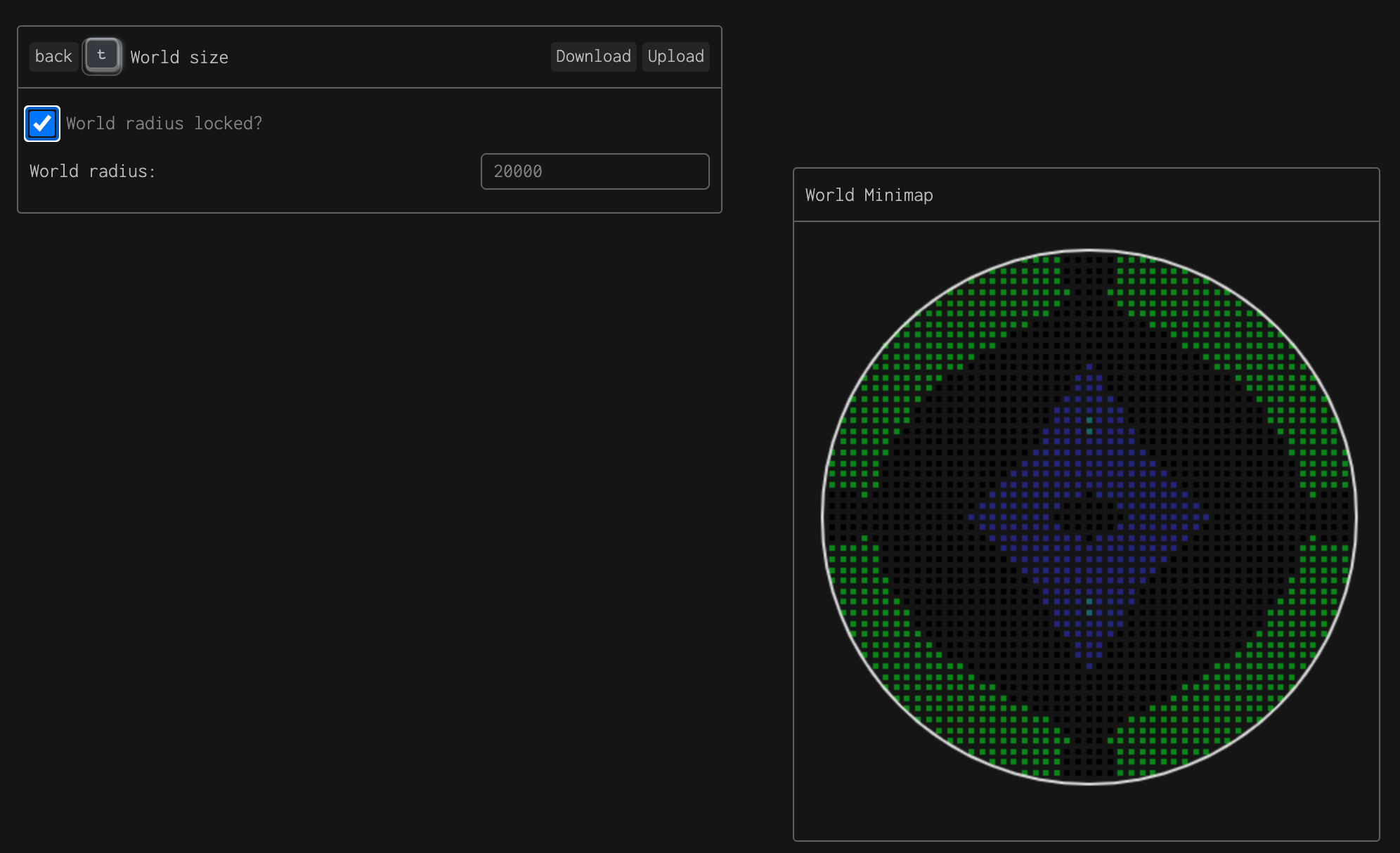 Lobbies world radius locked example