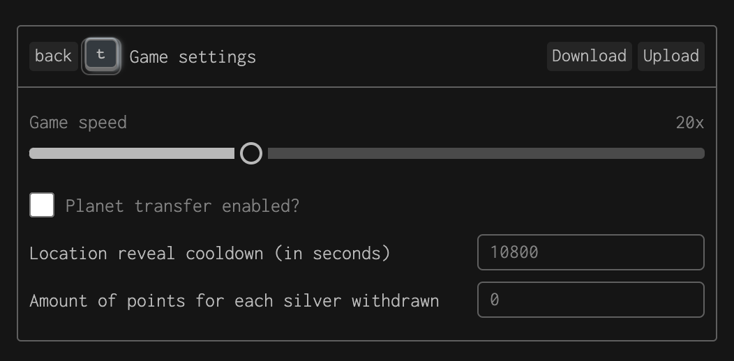 Lobbies game speed example